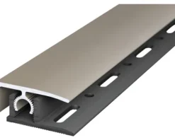 Abschlussprofil Aluminium Edelstahloptik eloxiert 10x28x1000 mm