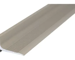 Abschlussprofil Aluminium Edelstahloptik eloxiert 13x20x2500 mm
