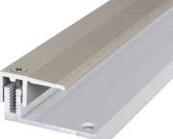 Abschlussprofil Aluminium Edelstahloptik eloxiert 13x50x1000 mm
