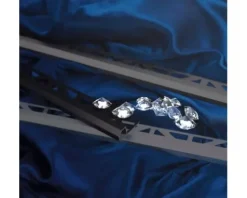 Abschlussprofil Dural Duraplus Diamond 10 mm Länge 250 cm Alu pulverbeschichtet betongrau