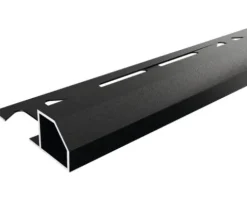 Abschlussprofil Dural Duraplus Diamond 10 mm Länge 250 cm Alu pulverbeschichtet schwarz matt