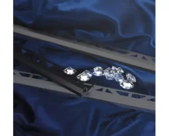 Abschlussprofil Dural Duraplus Diamond 10 mm Länge 250 cm Alu pulverbeschichtet schwarz matt