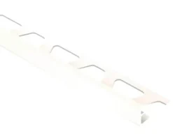 Abschlussprofil Schlüter JOLLY-P PVC, weiß, Länge 250cm, Höhe 10 mm