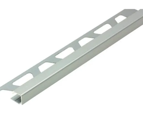 Abschlussprofil Schlüter-Quadec-ACGB, 11mm Länge 250 cm Alu chrom gebürstet eloxiert