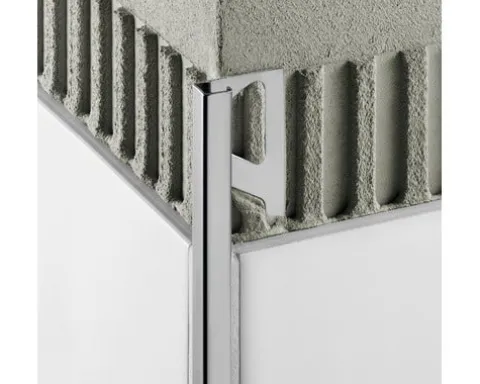 Abschlussprofil Schlüter-Quadec-E, 10mm Länge 250 cm Edelstahl