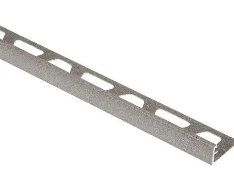 Abschlussprofil Schlüter-Schiene-TSSG, 11mm Länge 250 cm Alu strukturbeschichtet steingrau