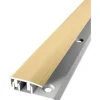 Abschlusssprofil 577H Alu mit Holzdekor H30 Eiche hell 90 cm