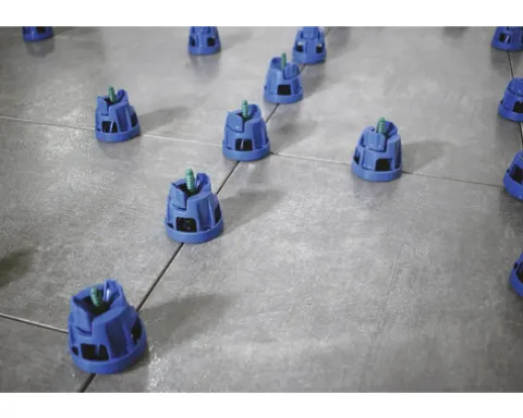 Akkit Nivelliersystem Drehzylinder Quick blau Pack = 50 St