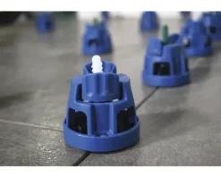Akkit Nivelliersystem Drehzylinder Quick blau Pack = 50 St