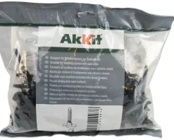 Akkit Nivelliersystem Gewindelaschen für Drehzylinder 2 mm Fugenabstand schwarz Pack = 100 St