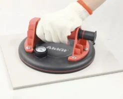 Akkit Pumpsaugheber für Fliesen bis 130 kg inkl. Manometer für eine präzise Kontrolle des Vakuums