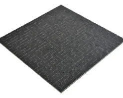 Aluminiummosaik selbstklebend Quadrat Alu black Silk brushed
