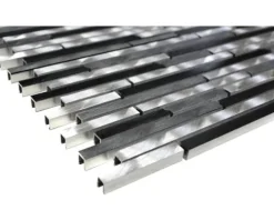 Aluminiummosaik XAM 881 grau schwarz silber 29,8x31,8 cm