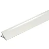 Anschlussprofil T-Cove Aluminium weiß 250 cm Höhe 12 mm