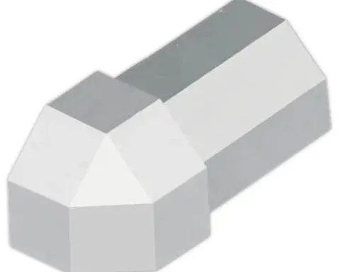 Außenecke Dural Duraplus Diamond 10 mm, 2 ST, Metalldruckguss betongrau