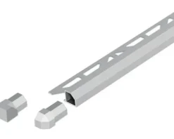 Außenecke Dural Duraplus Diamond 10 mm, 2 ST, Metalldruckguss betongrau