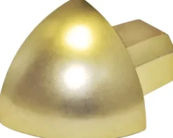 Aussenecke Durondell Aluminium eloxiert Gold Y 2 Stück