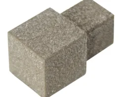 Aussenecke Squareline Aluminium beige 2 Stück
