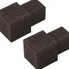 Aussenecke Squareline Aluminium braun 2 Stück