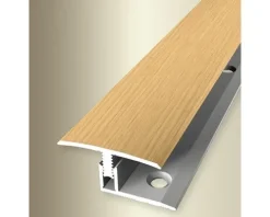 Übergangsprofil 558H Alu mit Holzdekor Eiche hell 100cm