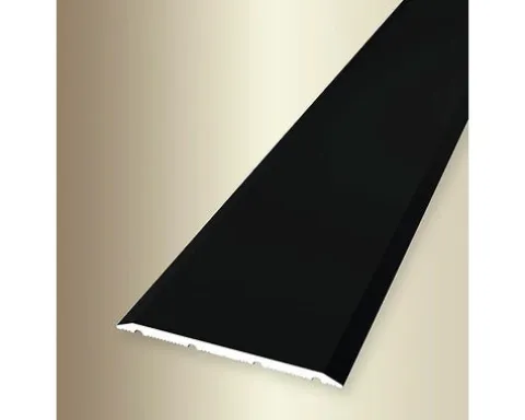 Übergangsprofil 441SK 40x2 mm Alu pulverbeschchtet schwarz 100 cm
