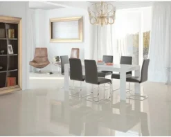 Bodenfliese Argenta Vega marfil 60x60cm glänzend rektifiziert