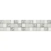 Bordüre Glas brilliant white mix
