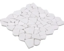 Bruchmosaik CIOT 206 31,5x31,5 cm weiß