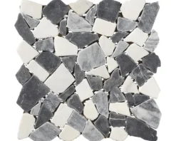 Bruchmosaik Marquina grey 30x30 cm