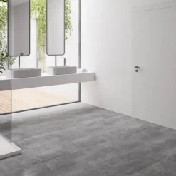 Click-Vinyl CHECK One 2150 Mettingen Beton Fliese XL inkl. Trittschall Standard