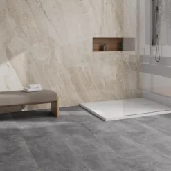 Click-Vinyl CHECK One 2150 Mettingen Beton Fliese XL inkl. Trittschall Standard