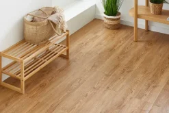 Designboden selbstklebend Designplanke 15,24 cm x 91,44 cm in Eichenoptik Natur
