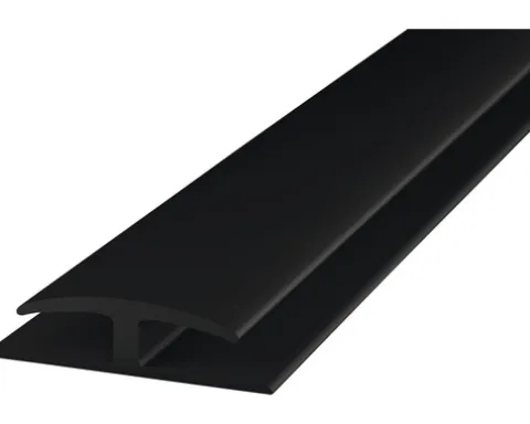 Einschubprofil Weich-PVC (beidseitig) schwarz selbstklebend 30x1000 mm