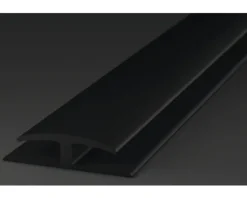 Einschubprofil Weich-PVC (beidseitig) schwarz selbstklebend 30x1000 mm