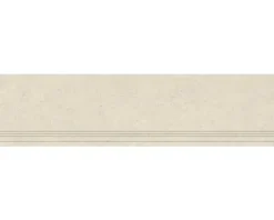 Feinsteinzeug Treppenstufe Alpen 29,8 cm x 120 cm x 0,9 cm beige matt rektifiziert