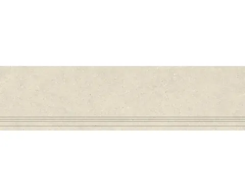 Feinsteinzeug Treppenstufe Alpen 29,8 cm x 120 cm x 0,9 cm beige matt rektifiziert