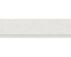 Feinsteinzeug Treppenstufe Donau 29,8 cm x 120 cm x 0,9 cm weiß matt rektifiziert