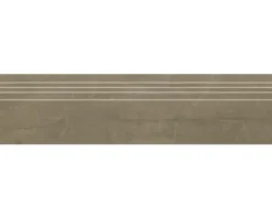 Feinsteinzeug Treppenstufe Living 29,5 x 120 x 0,9 cm Cinnamon poliert braun