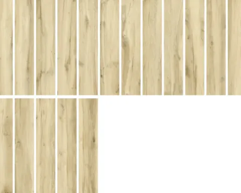 Feinsteinzeug Wand- und Bodenfliese ARENDAL light Oak rektifiziert 119.5 x 22.7 x 0,97 cm