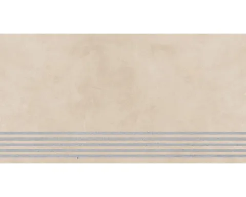 Feinsteinzeug Wand- und Bodenfliese Cementine 29,7 x 119,7 x 0,9 cm creme matt R10B