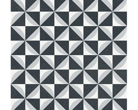 Feinsteinzeug Wand- und Bodenfliese Heritage taco black in 76 verschiedenen Motiven 16,5 x 16,5 cm