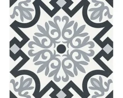 Feinsteinzeug Wand- und Bodenfliese Heritage taco black in 76 verschiedenen Motiven 16,5 x 16,5 cm