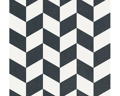 Feinsteinzeug Wand- und Bodenfliese Heritage taco black in 76 verschiedenen Motiven 16,5 x 16,5 cm