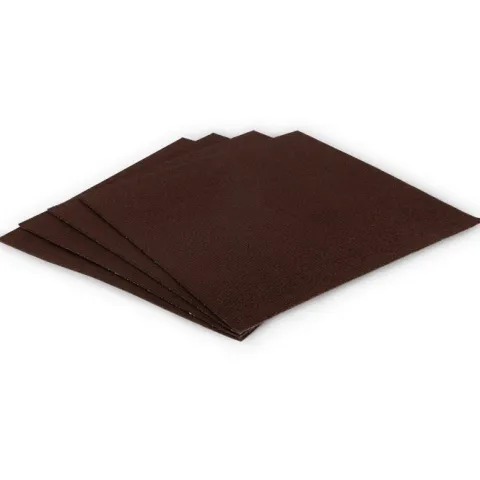 FLOORDIREKT Nadefilz-Teppichfliese Scene - Selbstklebend - 40 x 40 cm - Braun