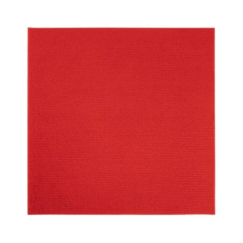 FLOORDIREKT Nadefilz-Teppichfliese Scene - Selbstklebend - 40 x 40 cm - Rot