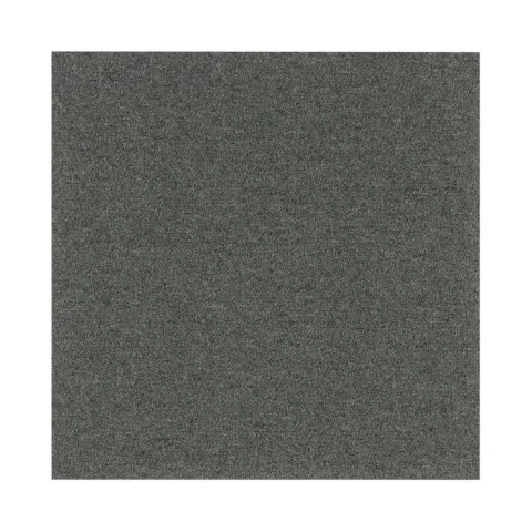 FLOORDIREKT Nylon Teppichfliese Edinburgh - 50 x 50 cm - Selbstliegend - Anthrazit
