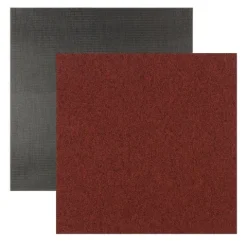 FLOORDIREKT Nylon Teppichfliese Edinburgh - 50 x 50 cm - Selbstliegend - Rot