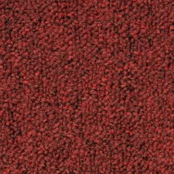 FLOORDIREKT Nylon Teppichfliese Edinburgh - 50 x 50 cm - Selbstliegend - Rot