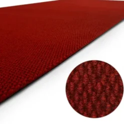 Floordirekt Schmutzfangmatte Hong Kong - Individuell einsetzbar - Rutschfest - Rot - 200 x 1500 cm