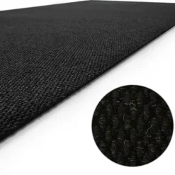 Floordirekt Schmutzfangmatte Hong Kong - Individuell einsetzbar - Rutschfest - Schwarz - 200 x 1500 cm